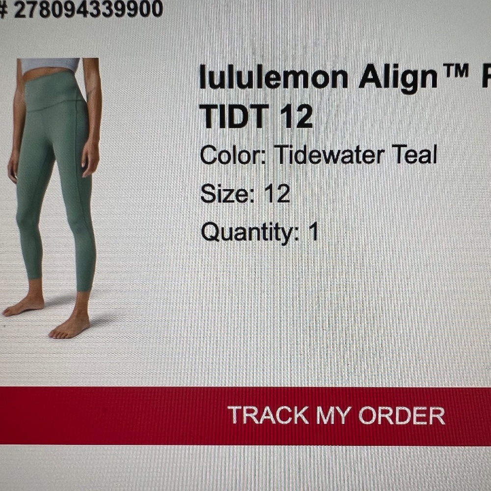 Womens Align High Rise Pant 25"